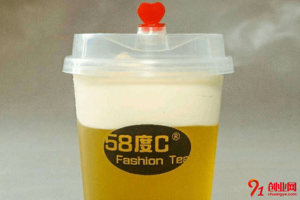 時下正熱的58度c奶茶加盟店賺不賺錢？