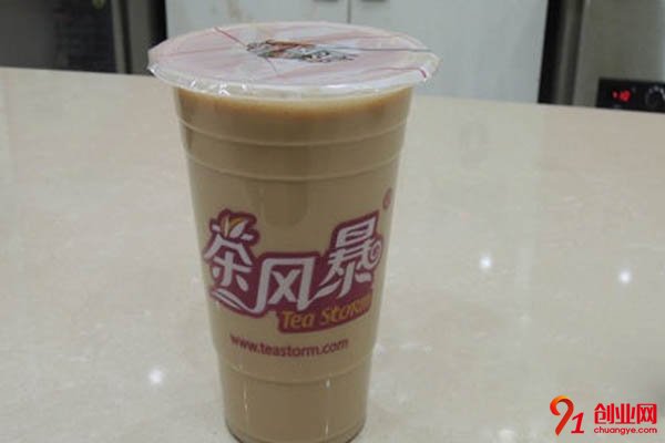 茶風暴奶茶加盟費是多少?投資少利潤大