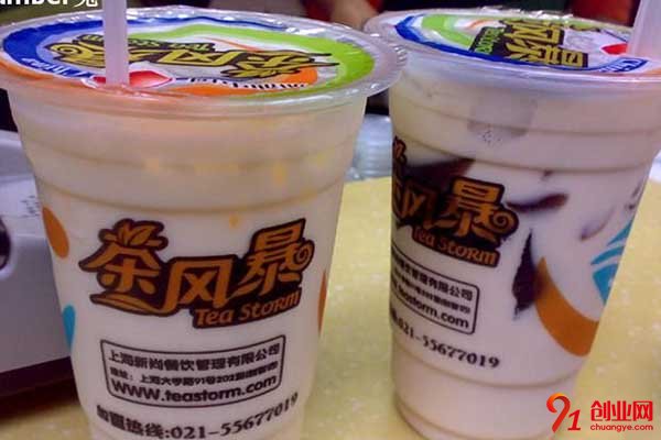 茶風暴奶茶加盟費需要多少錢?人氣項目開店輕易賺