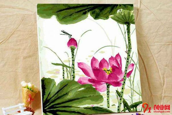 自油自畫數(shù)字油畫加盟品牌介紹