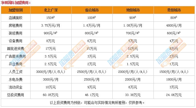 凈果國際加盟