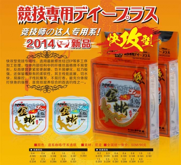 南北釣具(N&S) 金蜥魚線