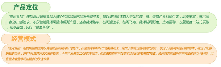 徒河黑豬加盟費多少